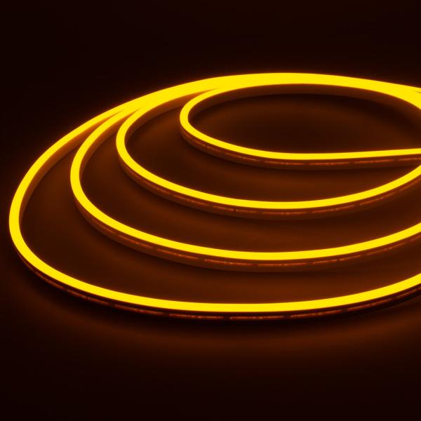 Светодиодный гибкий неон 0612 LN707 (220V DC, yellow, кратность реза 200мм)